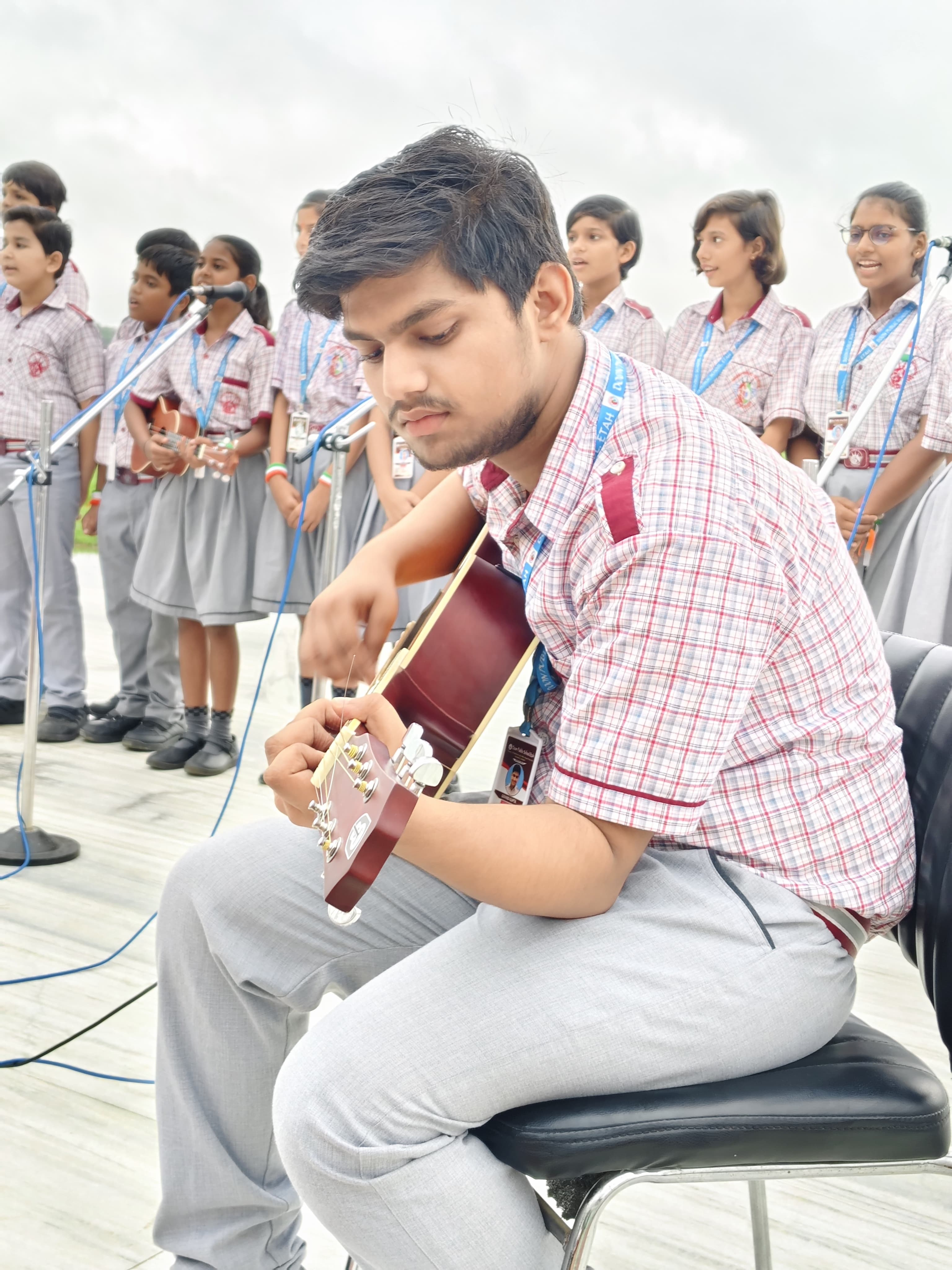 Govind performing